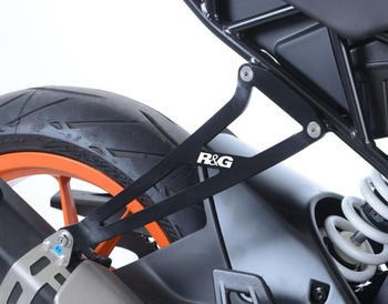 Mocowanie wydechu RG RACING KTM RC125 (17-) / RC390 (17-) BLACK