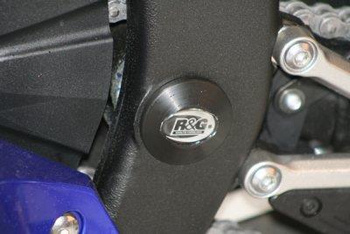 Zaślepka ramy RG RACING YAMAHA R6 06- LEWA STRONA DÓŁ BLACK