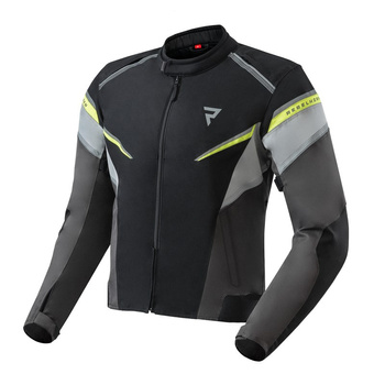 KURTKA TEKSTYLNA REBELHORN SPARK BLACK/GREY/FLUO YELLOW
