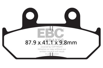 Klocki hamulcowe EBC FA124/2 (kpl. na 1 tarcze)