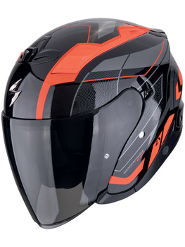 Kask motocyklowy otwarty SCORPION EXO-Z1 VUE Black-Red