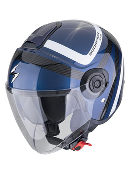 Kask motocyklowy otwarty SCORPION EXO-CITY II RIVA Blue-Black