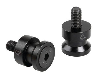 LAMPA Para rolek do stojaków motocyklowych - czarne 6x1 mm