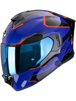 Kask motocyklowy integralny SCORPION EXO-530 AIR CLIP Blue-Black-Red