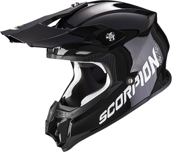 Kask motocyklowy cross enduro SCORPION VX-16 EVO AIR Solid czarny