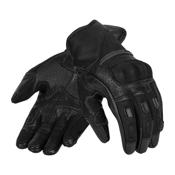 Rękawice motocyklowe krótkie SECA AXIS MESH II BLACK czarne