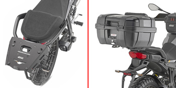 GIVI STELAŻ KUFRA CENTRALNEGO Z ALUMINIOWĄ PŁYTĄ MONOKEY - MOTO GUZZI STELVIO (24)