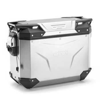 GIVI KUFER BOCZNY GIVI TREKKER OUTBACK EVO SMART OBKEV37AR, 37 LITRÓW, SREBRNY (PRAWY)