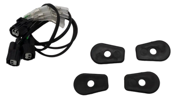 ADAPTER DO KIERUNKOWSKAZÓW RG RACING KAWASAKI Z900 20-/Z H2 20- 4 SZT BLACK