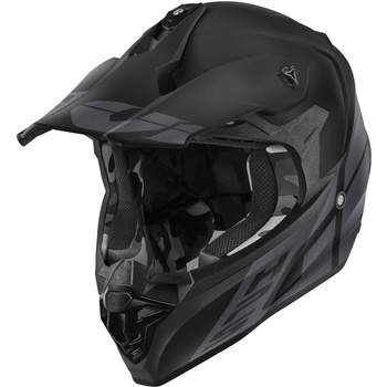 GIVI 2024 KASK MOTOCYKLOWY CROSS 60.1 INVERT ECE R22-06 CZARNY MAT/SZARY