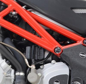 Zaślepka ramy RG RACING MV AGUSTA BRUTALE 1090 13- / 1090R / 1090RR LHS MID FRAME BOSS BLACK