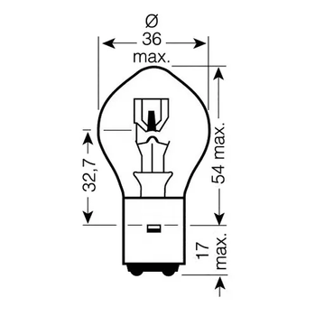 Żarówka JMP 12V 35/35W BA20D (1 szt.)