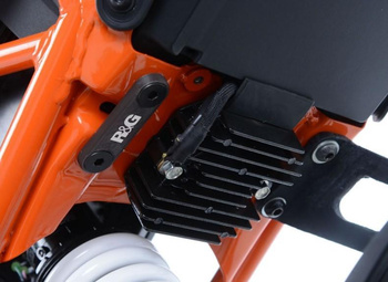 Zaślepka podnóżka RG RACING KTM 125 DUKE (17-) LEWA STRONA BLACK