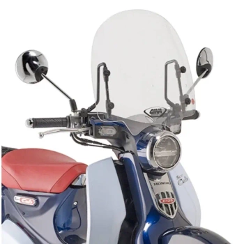 GIVI SZYBA PRZEŹROCZYSTA 38,5 x 40 cm (H X W) / POTRZEBY KIT A1168A - HONDA SUPER CUB C125 (18 > 19)