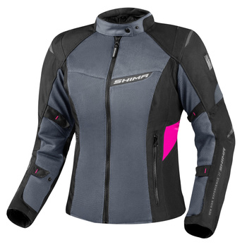 Kurtka motocyklowa tekstylna damska SHIMA RUSH 2.0 LADY VENT JKT PNK