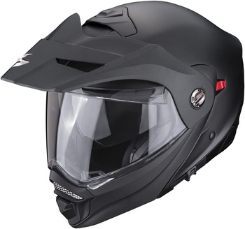 Kask motocyklowy szczękowy SCORPION ADX-2 MATT PEARL czarny