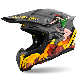 Kask motocyklowy cross enduro AIROH TWIST 3 ADVENTURE MATT