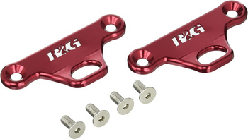 UCHWYTY NA PASY TRANSPORTOWE RG RACING 2 SZT KAWASAKI ZX-25R 20- RED
