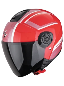 Kask motocyklowy otwarty SCORPION EXO-CITY II COSMOS Red-Silver