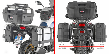GIVI STELAŻ KUFRÓW BOCZNYCH ONE-FIT MONOKEY - HONDA XL 750 TRANSALP (23)