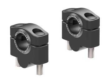 Podwyższenie kierownicy do Suzuki DR-Z 400/S (2000-2005), 25 mm - czarne