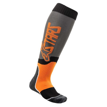 Skarpety termoaktywne ALPINESTARS MX PLUS-2 COOL GREY/FLUO ORANGE