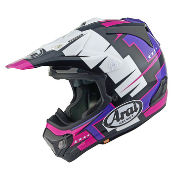 Kask Arai MX-V Evo Battle Purple