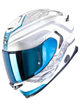 Kask motocyklowy integralny SCORPION EXO-GT SP AIR ARTEN White-Blue