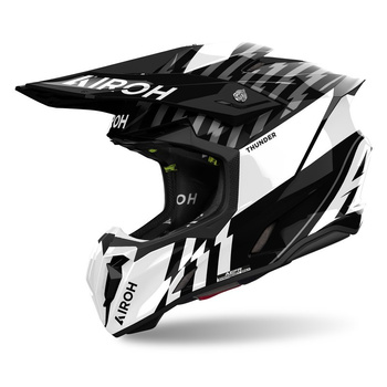 Kask motocyklowy Airoh Twist 3 Thunder Black/White Gloss