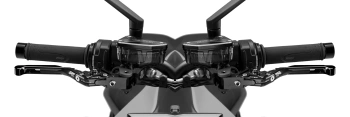 Klamki PUIG DZ070-14NNN-24NNN-8503N-5462N Yamaha FZ1 / FZ6 / FZ8 / MT-07 / Tracer / MT-09 / Tenere 700 / Tracer 7 / XJ6 / XSR700 / XSR900 /przedłużane/ /czarne/