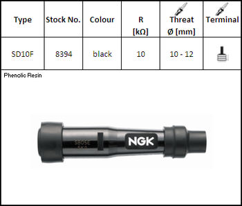 NGK Fajka Świecy SD10F (kod. 8394) YBX