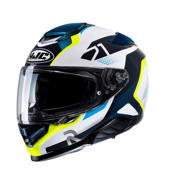 Kask motocyklowy integralny HJC RPHA71 HAPEL BLUE/YELLOW