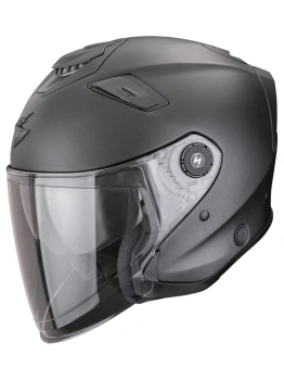 Kask motocyklowy otwarty SCORPION EXO-GT JET Matt Pearl Black