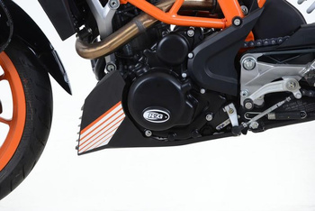 Osłona silnika RG RACING KTM 390 DUKE 16-/RC 390 16- LEWA STRONA BLACK