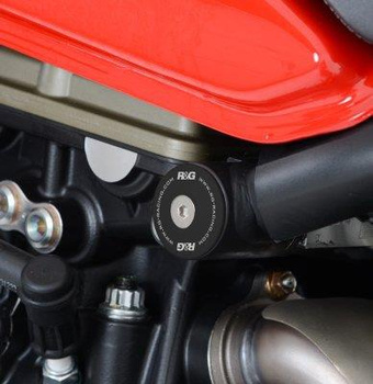 Zaślepka ramy RG RACING DUCATI MONSTER 1200 / MONSTER 1200 S / MONSTER 821 6 SZT BLACK