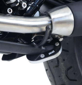 Element nóżki RG RACING TRIUMPH STREET TWIN SILVER