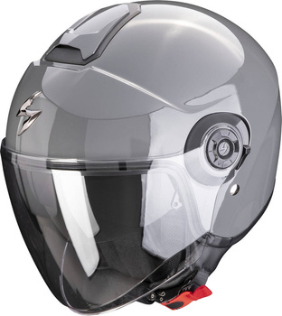 Kask motocyklowy otwarty SCORPION EXO-CITY II Solid Cement szary