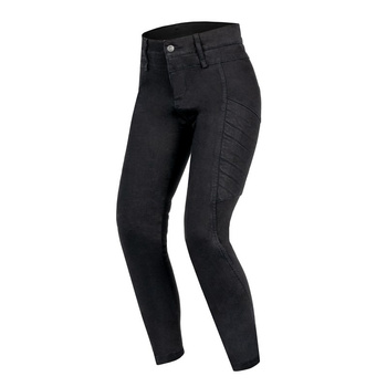 SPODNIE JEANS REBELHORN ASH LADY BLACK