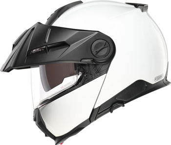 Kask motocyklowy szczękowy SCHUBERTH E2 ECE Glossy White biały połysk