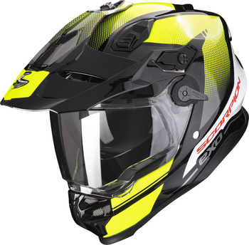 Kask motocyklowy integralny SCORPION ADF-9000 AIR TRAIL czarny żółty neon