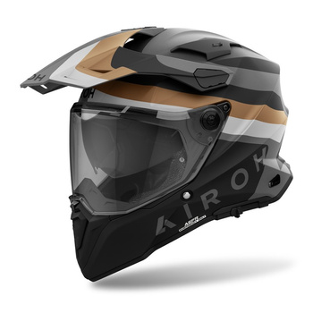 Kask motocyklowy cross/enduro AIROH COMMANDER 2 DOOM GOLD MATT