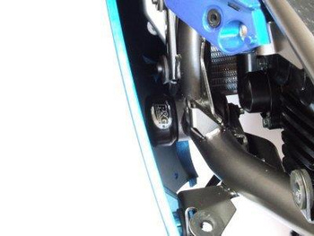 Crashpady pod owiewki RG RACING KAWASAKI ER6-F (NINJA 650R) 2009- BLACK