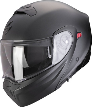 Kask motocyklowy szczękowy SCORPION EXO-930 EVO SOLID czarny mat