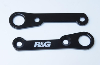 Uchwyty na pasy transportowe RG RACING HONDA CBR500R 16- BLACK
