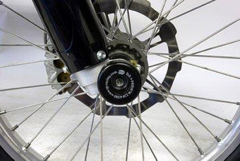 Slidery przedniego zawieszenia RG RACING BMW G450X 08- BLACK