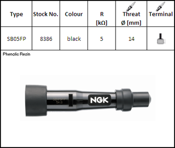 NGK Fajka Świecy SB05FP (kod. 8386) YBX