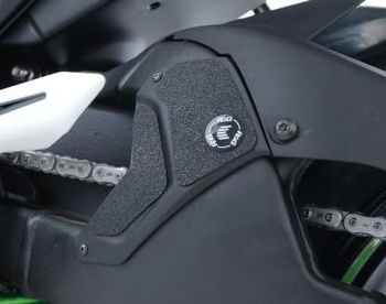 Osłona wahacza RG RACING KAWASKI H2 / H2R 3 części BLACK