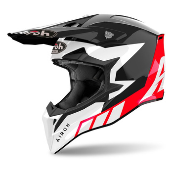 Kask motocyklowy Airoh Wraaap Reloaded Red Gloss