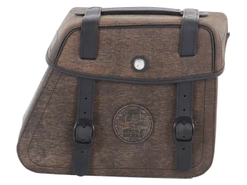 Wytrzymała skórzana sakwa Rugged