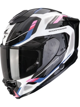 Kask motocyklowy integralny SCORPION EXO-1500 AIR SLEEK white-Black-Pink